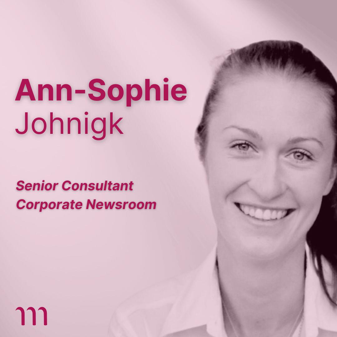Ann-Sophie Johnigk Team Mediamoss Newsroom